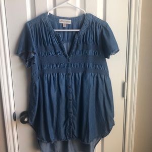 **DONATED** Knox Rose denim top